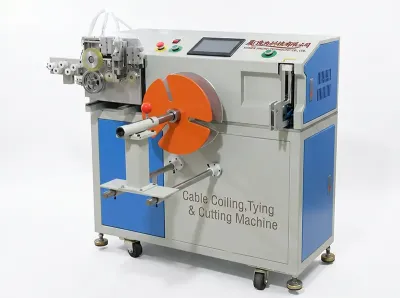 Automatische Kabel Oprol-, Bind- en Snijmachine WPM-40-80