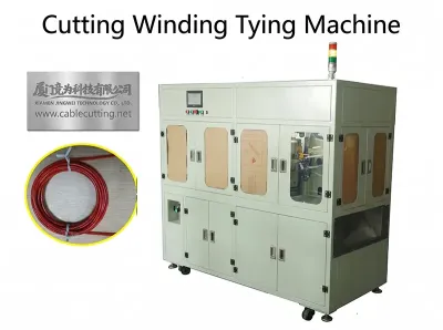 Automatische Staalkabel Knip-, Oprol- en Bindmachine WPM-CRT-02M