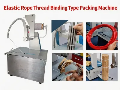 Automatische bindmachine voor het bundelen van bloemen en groenten - Elastisch touw type bindmachine JW-ERTB