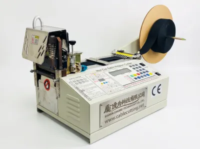 Automatische Satijnen Lintsnijder met Heet Mes WPM-890S - Tapesnijmachine