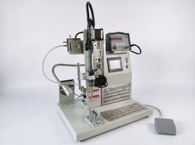 Semi-automatische soldeermachine voor draad en connector WPM-141