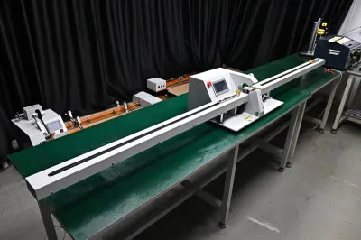 Tape Winding Machine + Double-Side Wire Drawing JW-303KL-1m Thumb