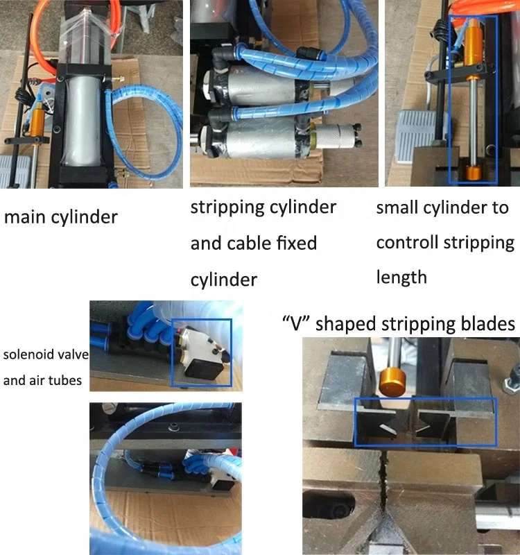 Handmatige draadstripmachine, pneumatische draadstripmachine, draadstripper