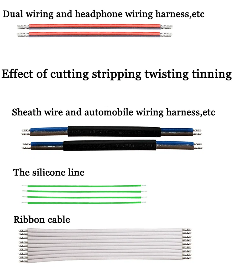 Wire Cut Strip Twist Dipping Machine, Automatic Cable Stripping Twisting Cutting Tinning Manufacturing Machine