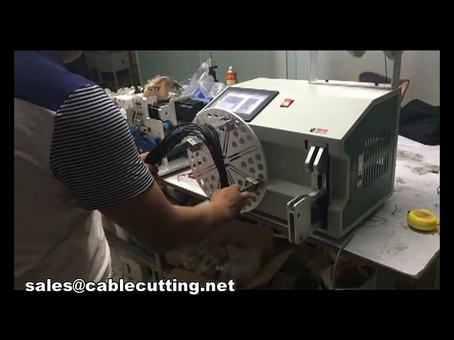 WPM-212: Automatische kabel wikkel- en bindmachine voor industriële efficiëntie