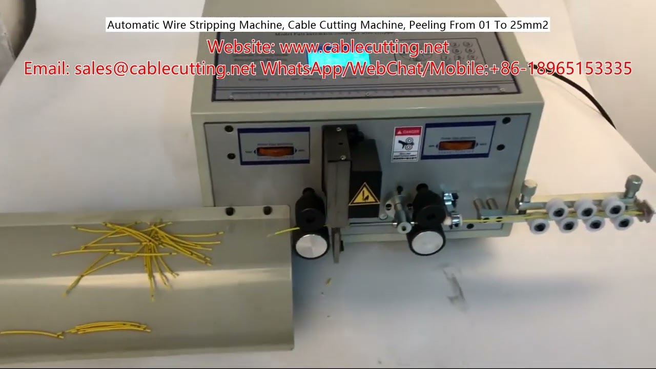 Automatische draadstripmachine & kabelafkortmachine – voor 0,1 tot 25 mm²