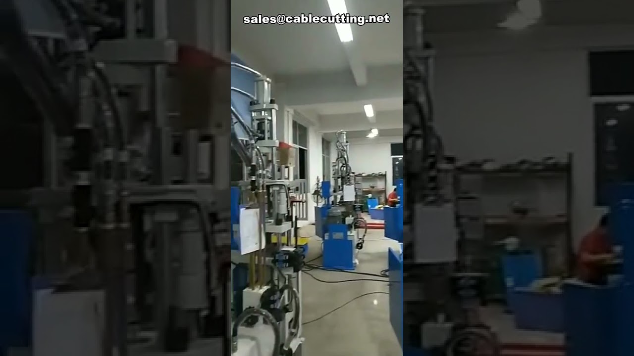 USB-kabelvormingsmachine, spuitgietmachine en verticale vormmachine | Demonstratie