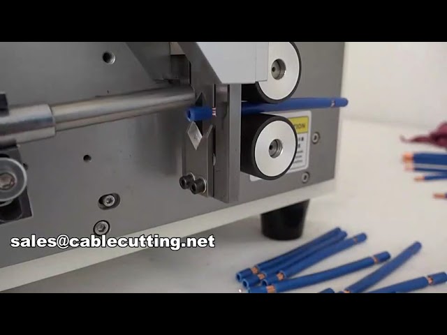 WPM-HT2S: Touchscreen gestuurde kabelstripmachine voor precisie snijden en strippen