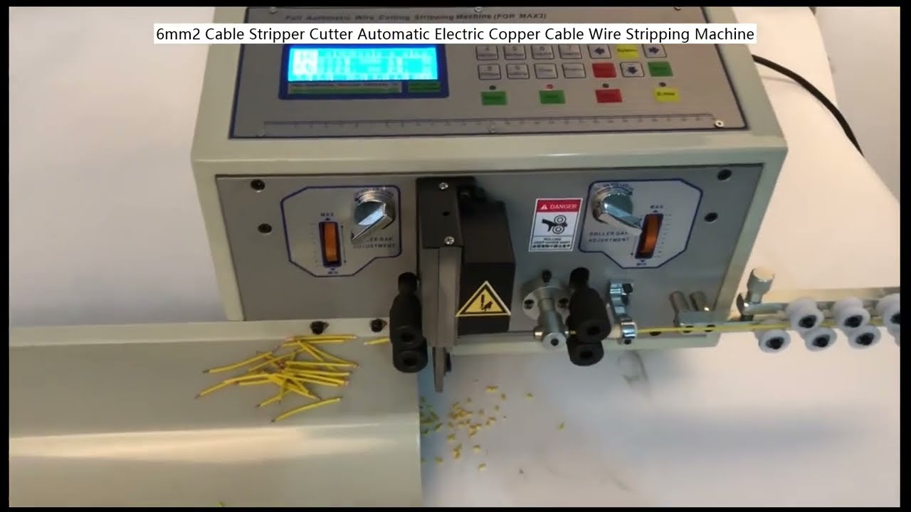 Automatic Electric Copper Cable Wire Stripping Machine for 6mm² Cables
