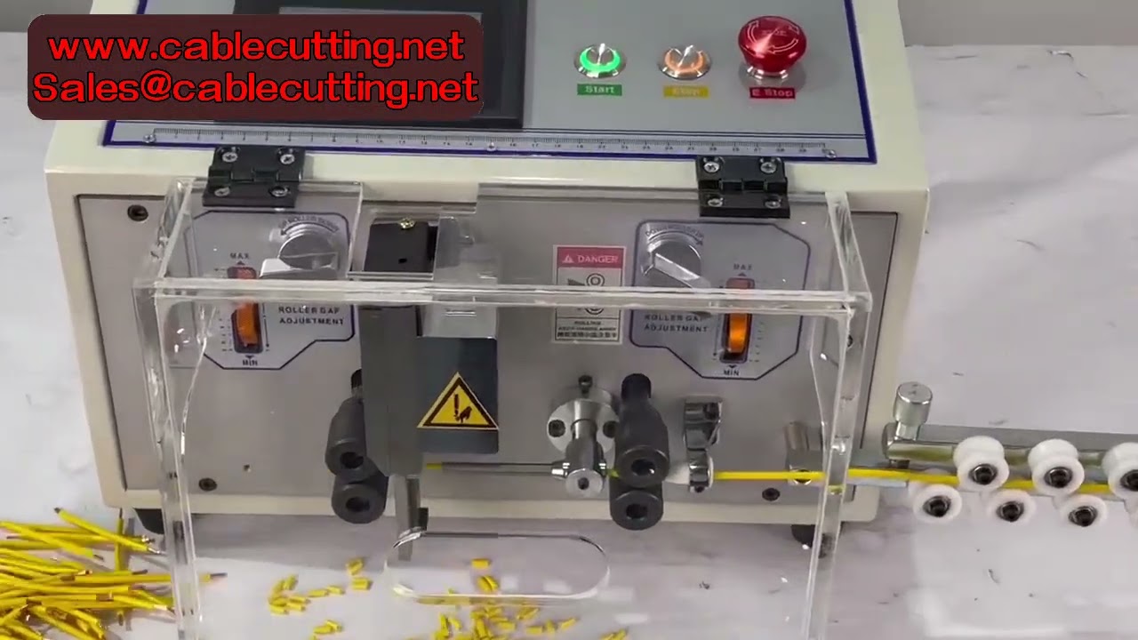 0.1 to 8mm² Wire Stripper, Peeling, and Cutting Machine for 0.1~4.5mm² Wire