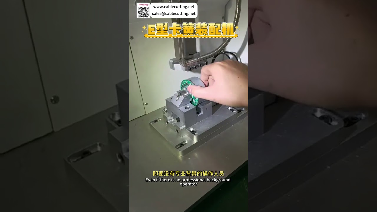 Standaard E-type sluitringmontagemachine | Hoge snelheid geautomatiseerde industriële productie