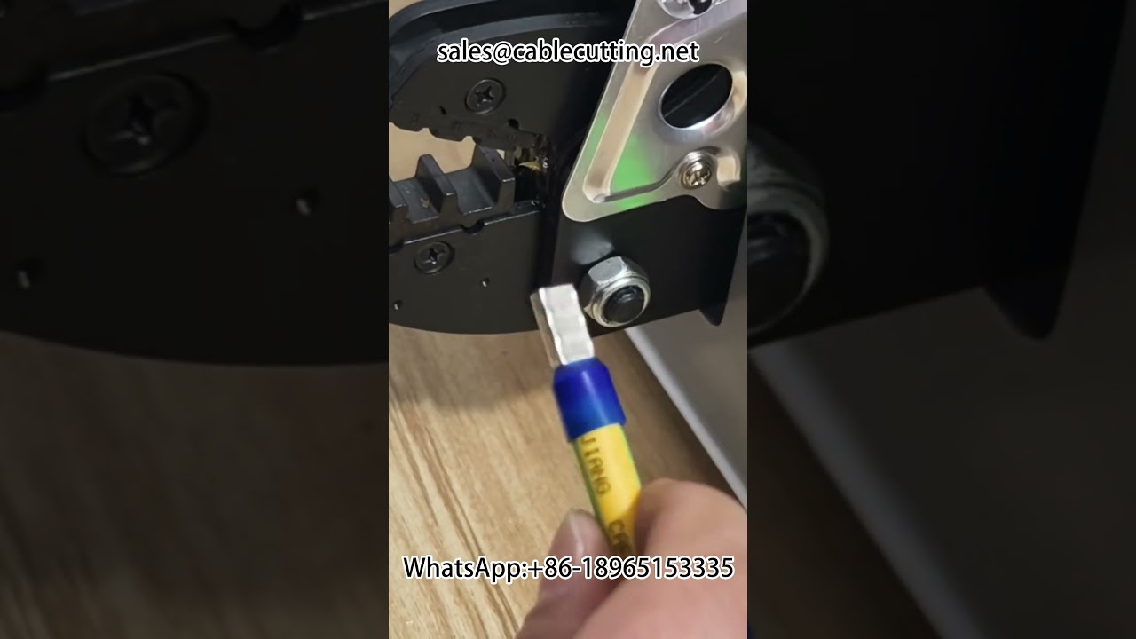 Electric Crimping Machine for 25 sq mm Tube Terminals