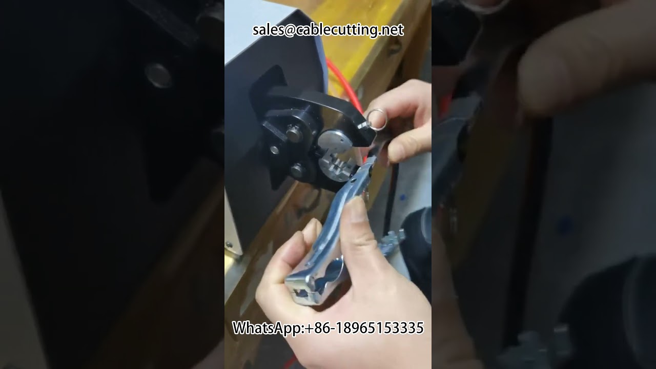 Pneumatic Terminal Crimping Machine for Alligator Clips | Automation Equipment