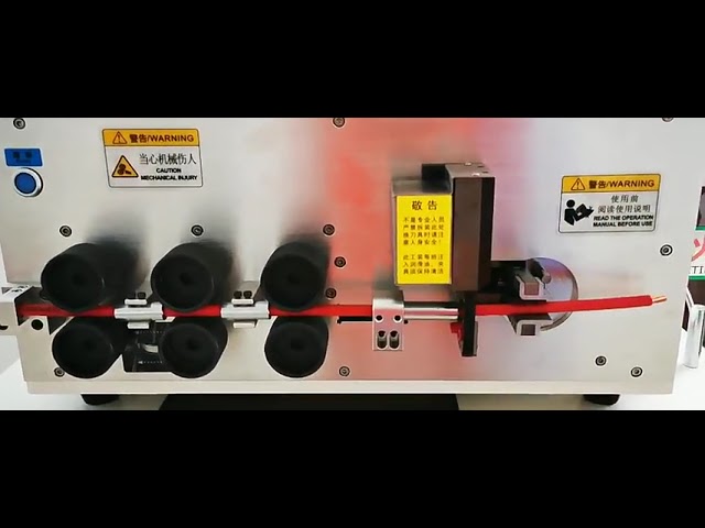 Volledig geautomatiseerde draadbuigmachine – kleine diameter, harde draad (4–35 mm²) inclusief strippen en knippen