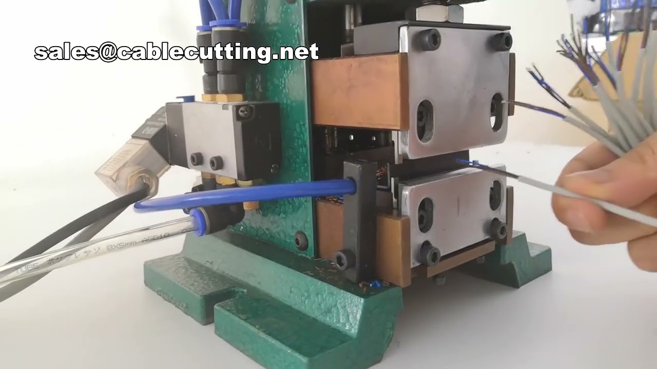 Verticale pneumatische kabelstripper – Draadstripmachine voor geautomatiseerde isolatieverwijdering