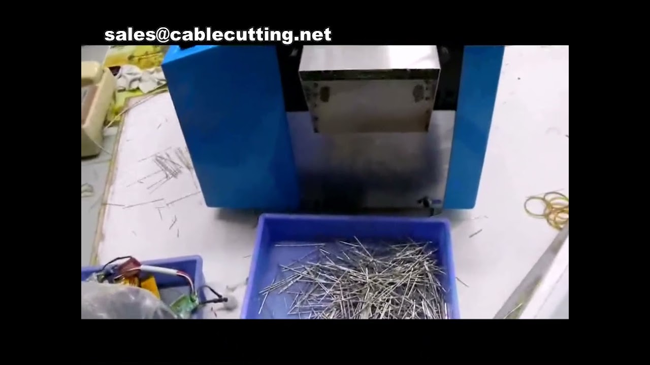 Automatische RVS Kabel Draad Snijmachine - Precisie & Efficiëntie