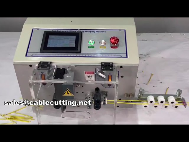 Automatische kabel- en draadsnij- en stripmachine met touchscreen voor 0,1-6 mm² - WPM-SDBS