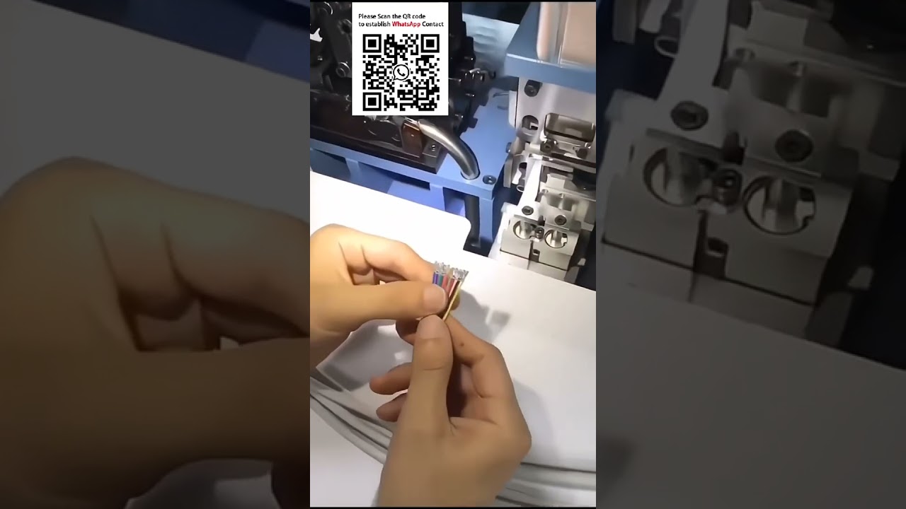 High-Volume Multi-Core Jacketed Cable Stripping and Crimping Machine for Mass Production