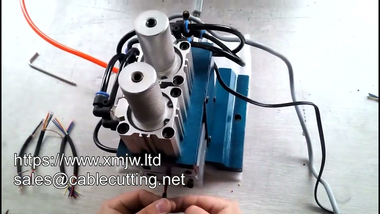 WPM-3F Elektrische pneumatische draadstripmachine – Efficiënt en precisie