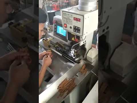 Semi-automatische desktop kabelrangschik- en krimpmachine voor PH SM communicatiedraden en elektrische splicing