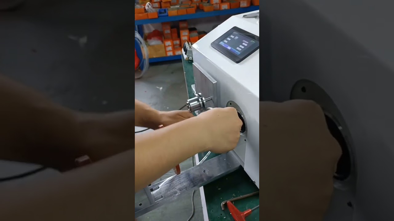 Datakabel Oprolmachine | Automatische Kabelopwindmachine #machine #kabelopwindmachine #fabriek