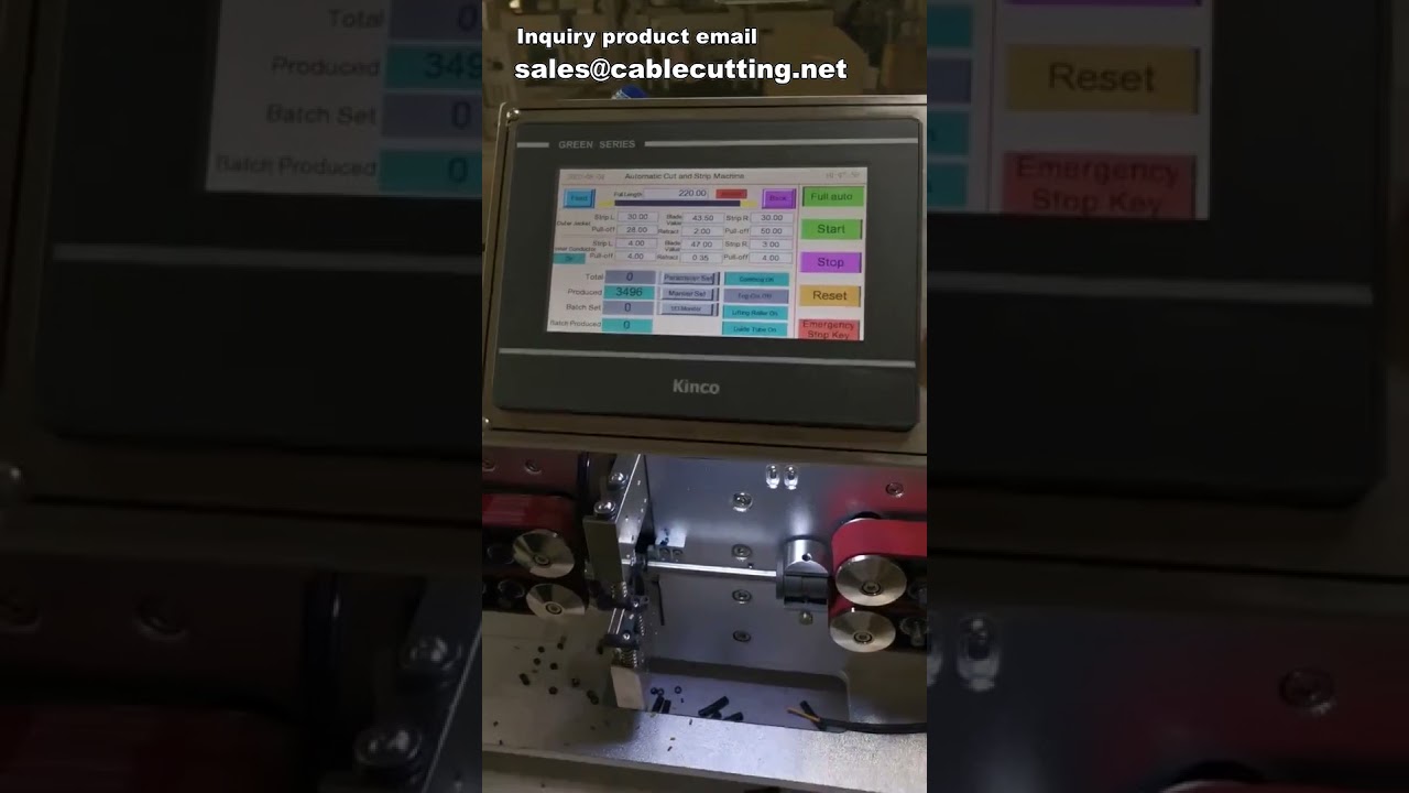 Volledig automatische kabelstripmachine: Precies kabel snijden, strippen en pellen