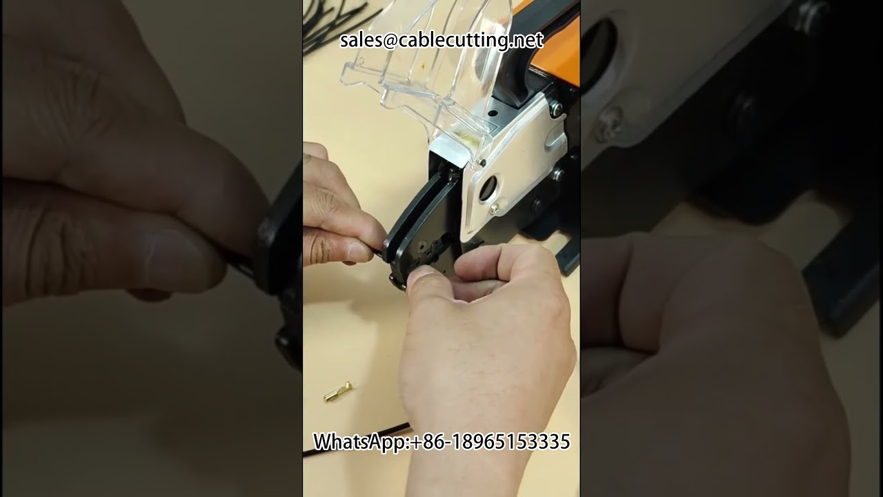 Professionele pneumatische krimptang voor industriële kabelmontage