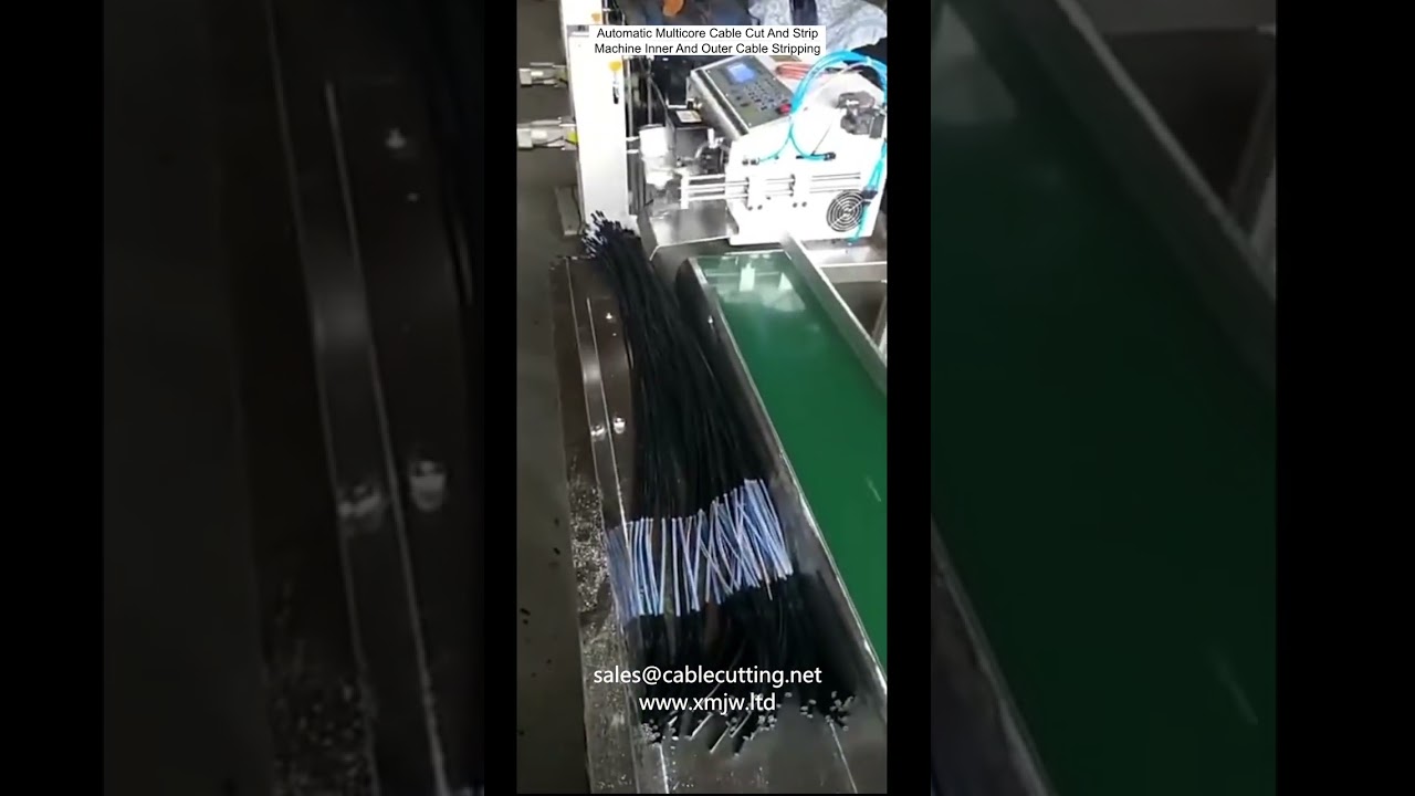 Automatische multikabel snij- en stripmachine – binnen- en buitenisolatie strippen