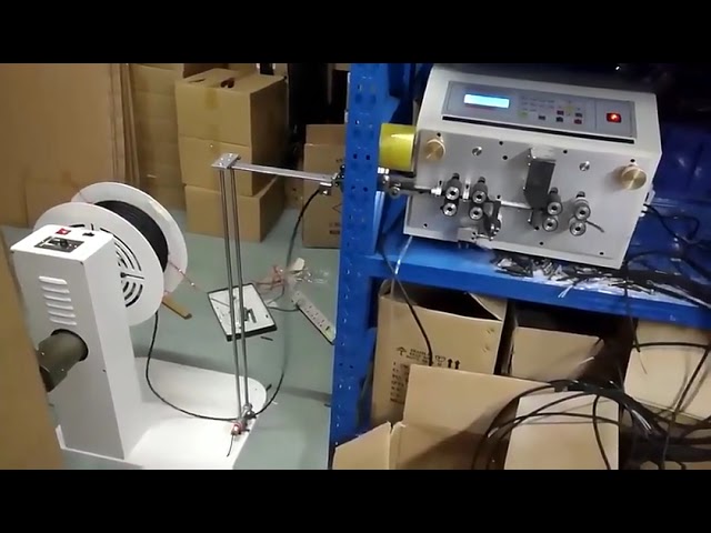 Automatic Cable Wire Feeding Machine with Continuously Variable Speed Pay-Off
