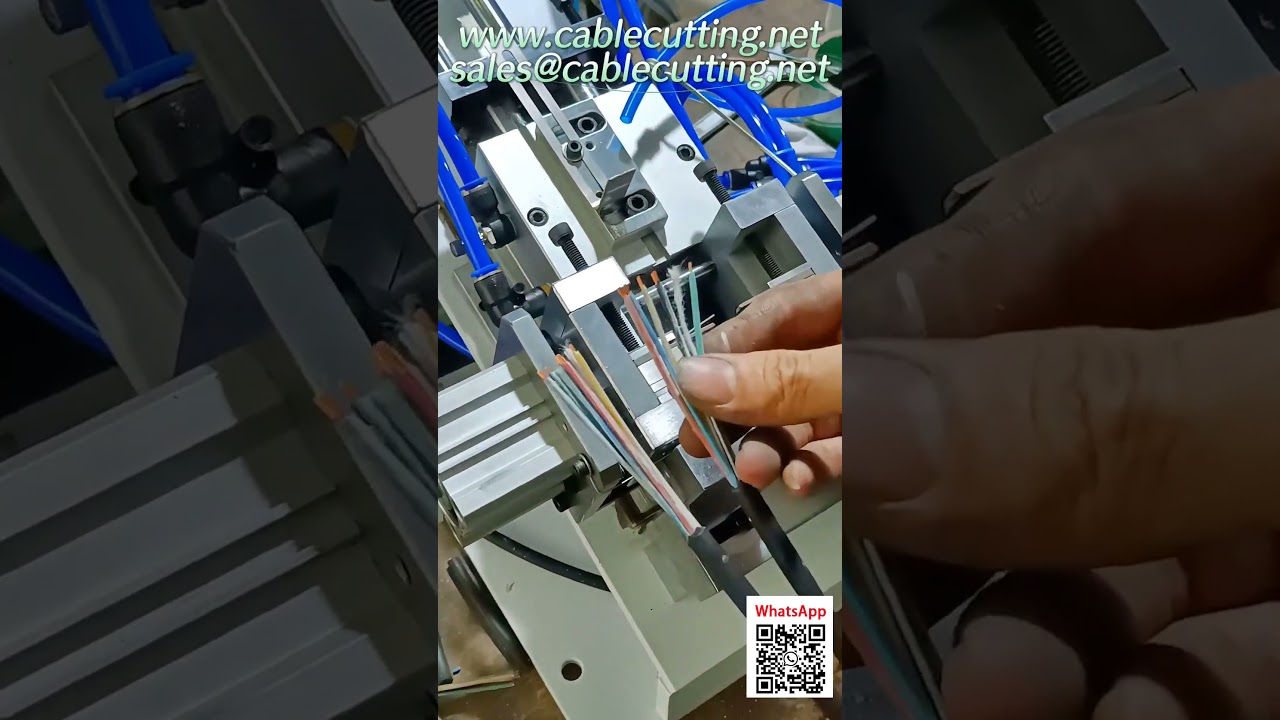 Halfautomatische draadstripmachine voor rubberkabels – intern & extern strippen