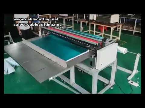 Snijmachine voor meltblown nonwoven, plastic folie, parelkatoen en noppenfolie - Hoge precisie