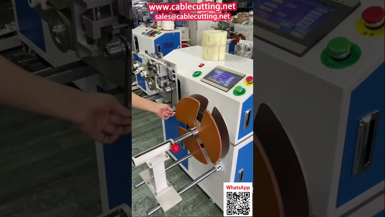 Automatic Wire Spooling and Counting Machine for Security Wire
