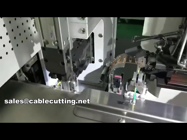 WPM-006S: Geautomatiseerde twist-, vertin- en krimpmachine voor draadverwerking