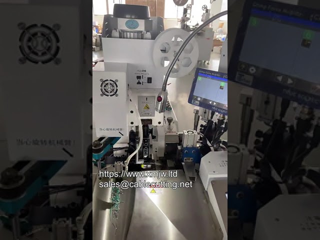 Nauwkeurige crimpkrachtmonitor – Compatibel met vol- en halfautomatische kabelboomterminals