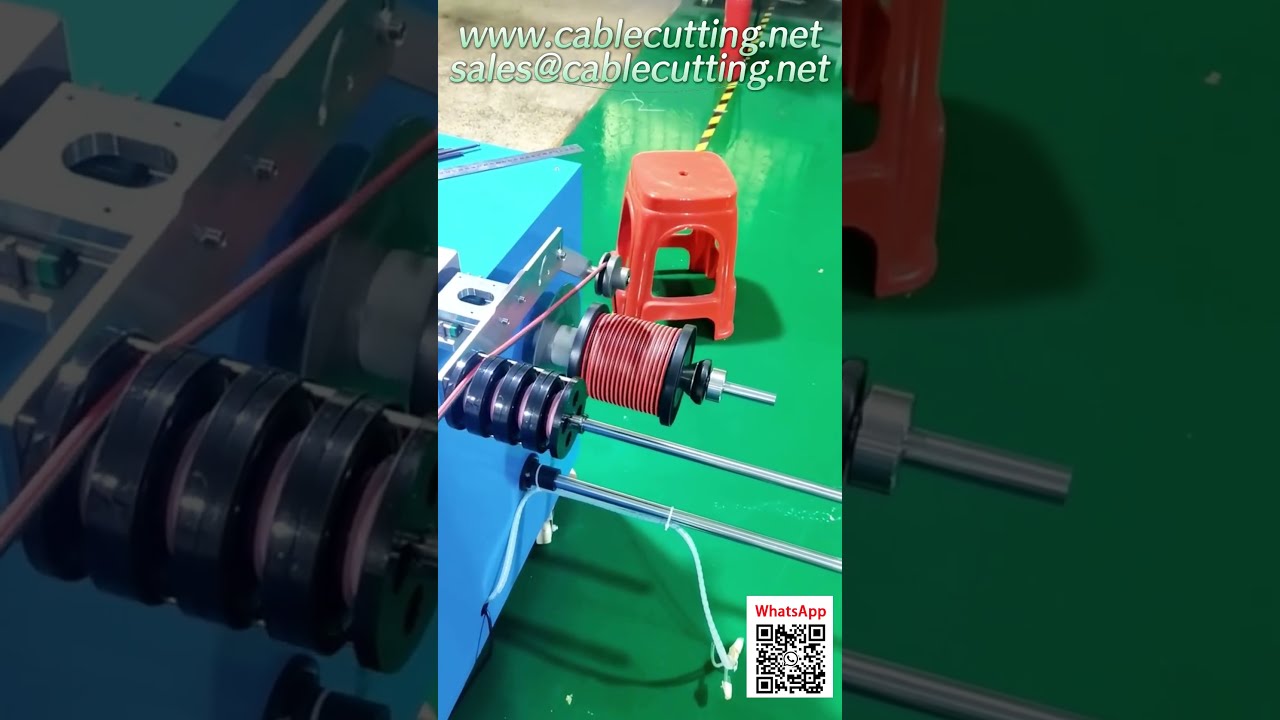 30kg Wikkelmachine voor 1-15mm kabel – Precisiemeting, traverseren & snijden