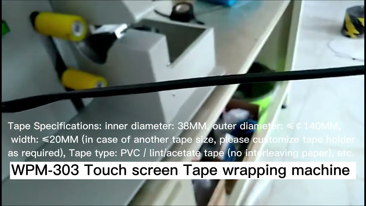WPM-303 Tapewikkelmachine met touchscreen - Automatisch en Efficiënt