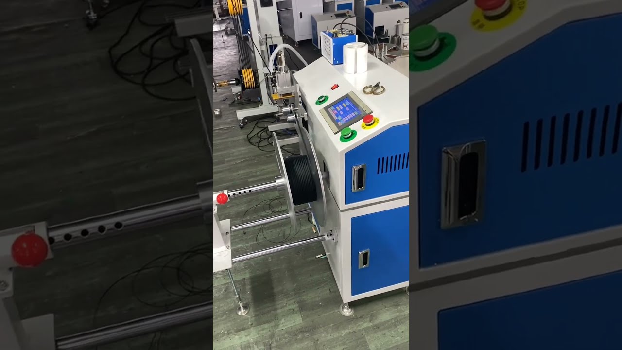 Automatic Meter Counting, Traversing, Hot Cutting & Rope Coiling Machine for Nylon Binding Ropes