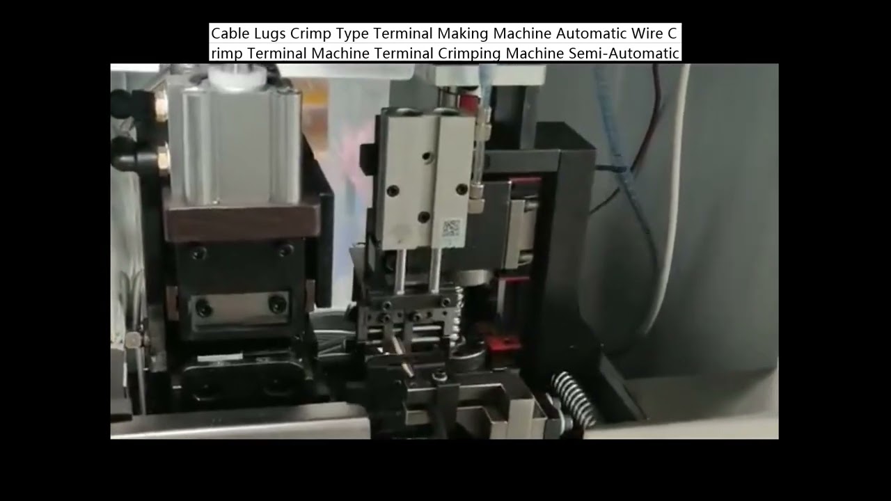 Automatische kabelhuls-krimpmachine voor terminals - Efficiënte draadklemmenproductie