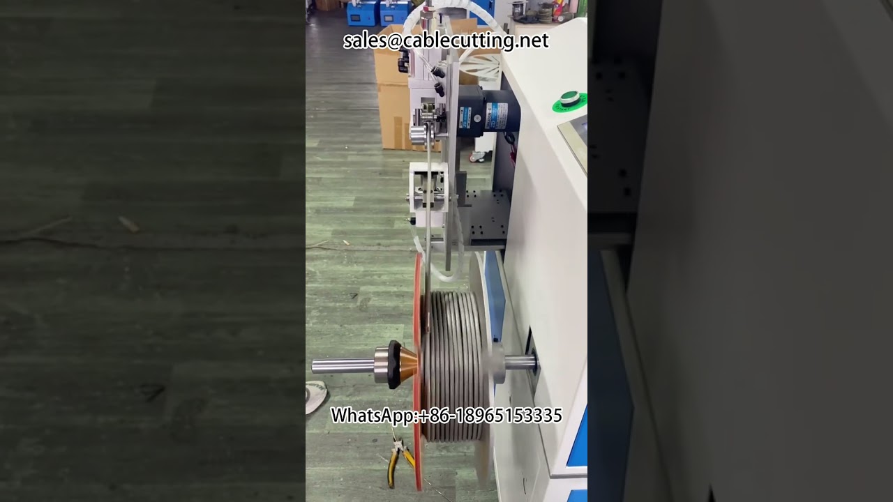 Automatische kabelsorteer- en opwindsmachine met metertelling | Efficiëntie in productie