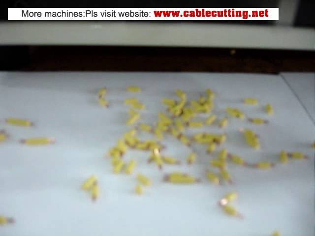 Precisie draadsnij- en stripmachine WPM-09C voor korte, dunne draden vanaf 0,1 mm² en minimale lengte van 10 mm