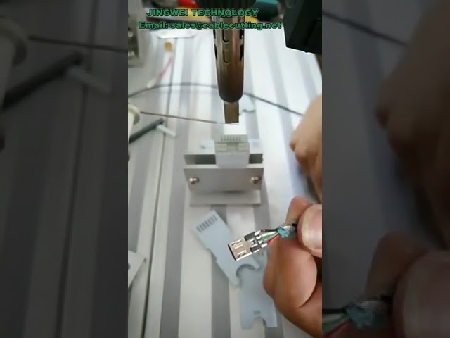 Nauwkeurige Type-C kabel lasmachine | Automatische soldeermachine voor USB-A & DIY assemblage