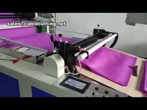 Automatische kruissnijmachine | Kraftpapier, non-woven & PVC-folie snijden