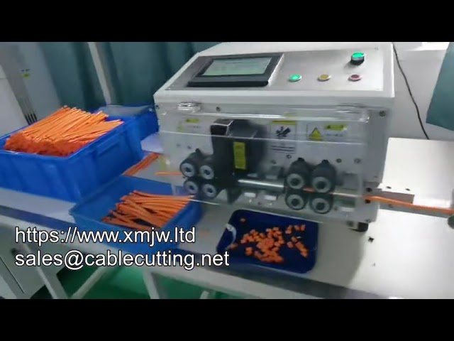Volledig automatische meeraderige manteldraad 6-70 mm² kabel snij- en stripmachine