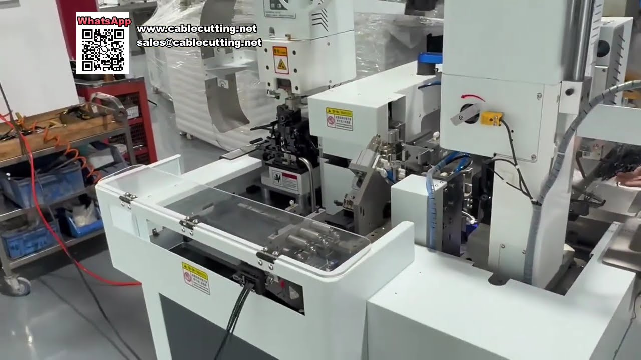 Multifunctionele vlakke kabelverwerkingsmachine (1-4 kabels) met drukbewakingssysteem