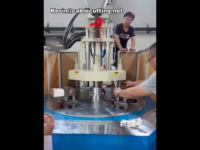 85-Ton Rotary Table Plastic Injection Molding Machine for Lamp Cups