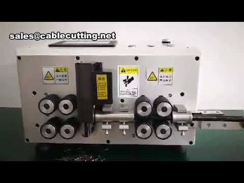 Automatic Thick Cable Cutting and Stripping Machine
